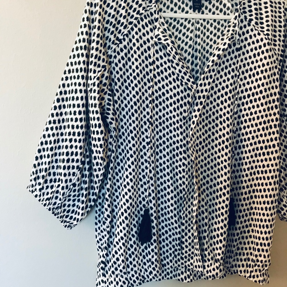Polka dot Nine West Blouse